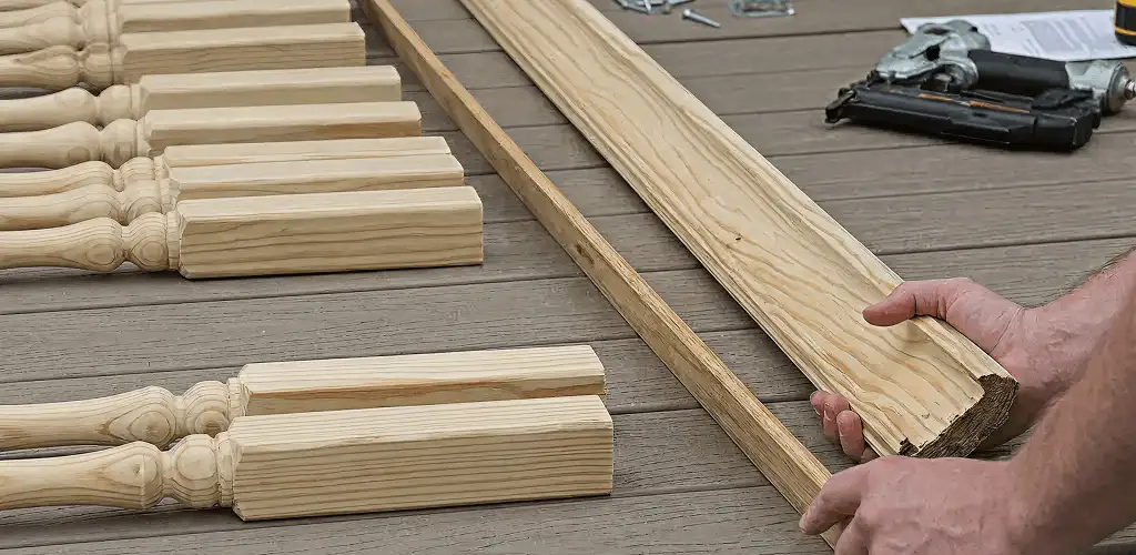 Handrail installation materials and wood components for stair rail work in Shreveport, LA